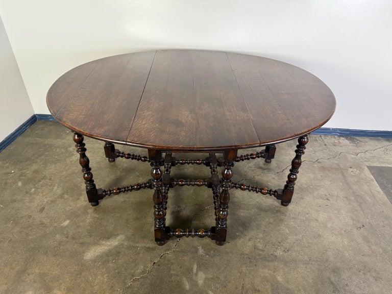 19th C. English Gate Leg Table
