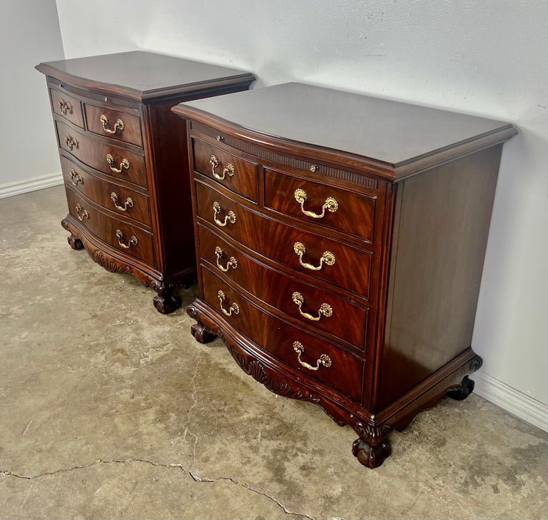 Pair of Heritage Federal Style Chests of Drawers