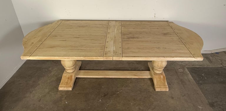 Spanish Style Refractory Table w/ Leaf Extension C. 1930's