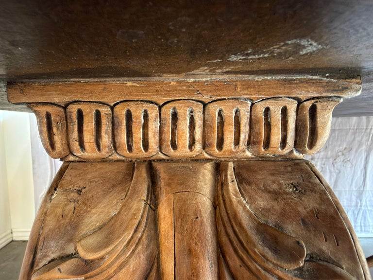 Italian Tuscan Revival Extendable Dining Table
