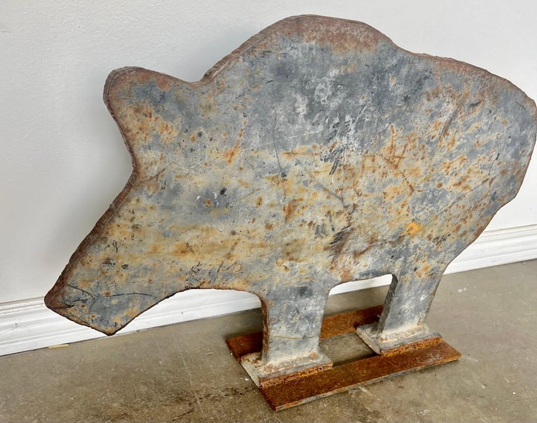 Iron Shooting Target of a Pig