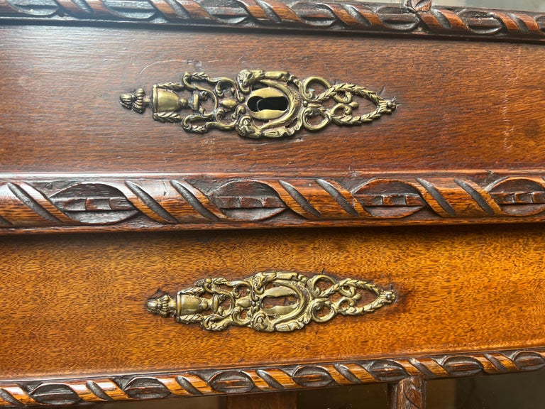 18th C. Mahogany Dutch Cabinet