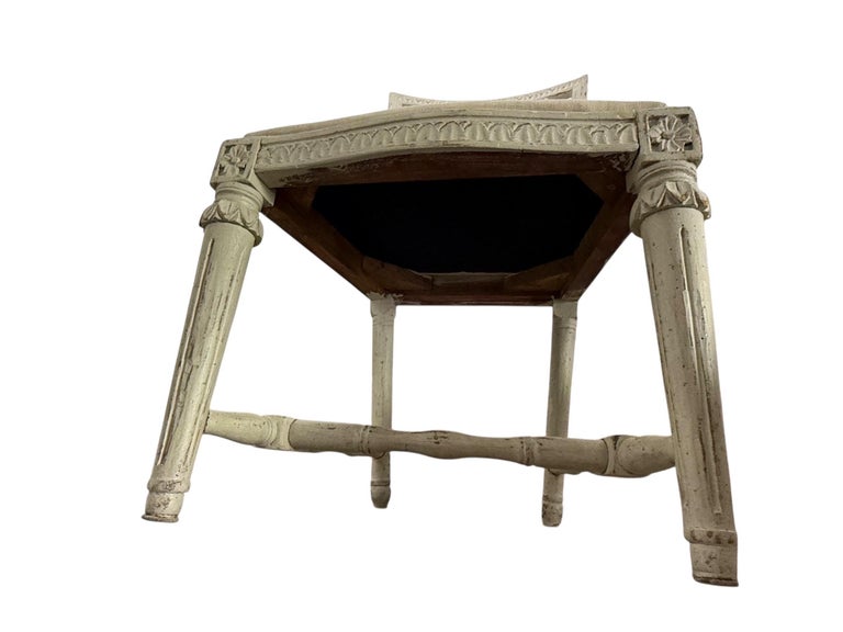 Set of Eight Swedish Gustavian Style Dining Chairs, 19th Century