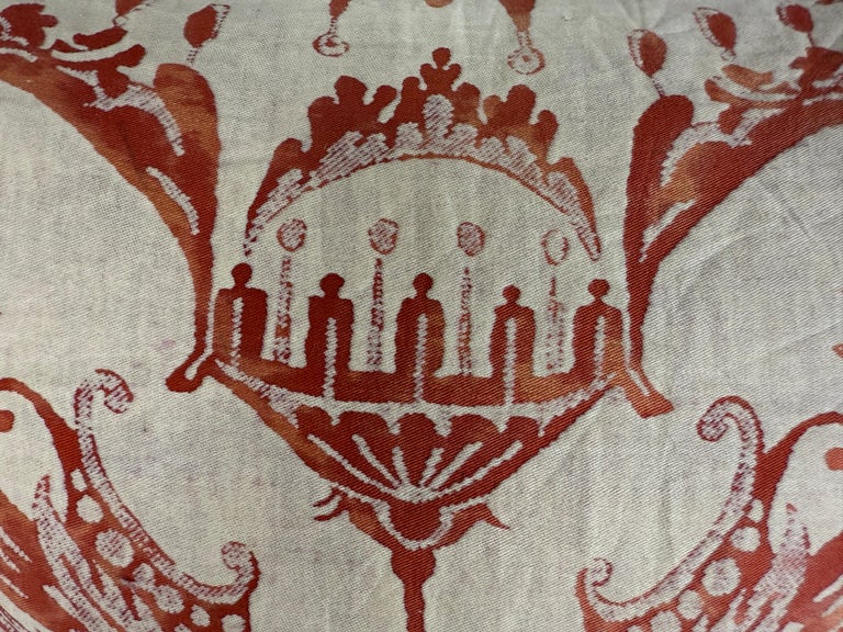 Pair of Authentic Fortuny Mezzaro / Mezziano Textile Pillows