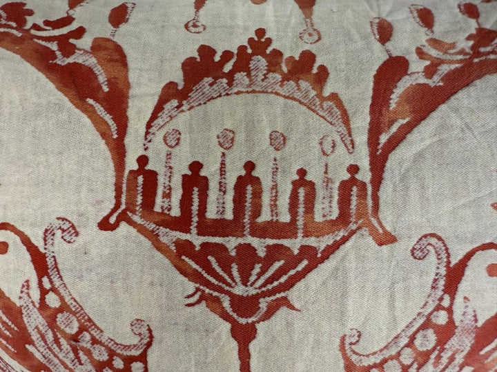 Pair of Authentic Fortuny Mezzaro / Mezziano Textile Pillows