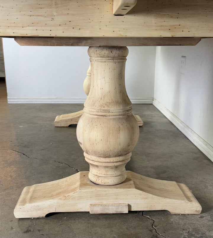 Spanish Style Refractory Table w/ Leaf Extension C. 1930's