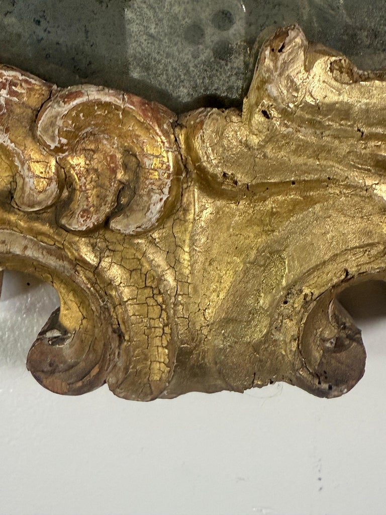 Pair of Italian Rococo Revival Giltwood Mirrors, Circa 1850–1870