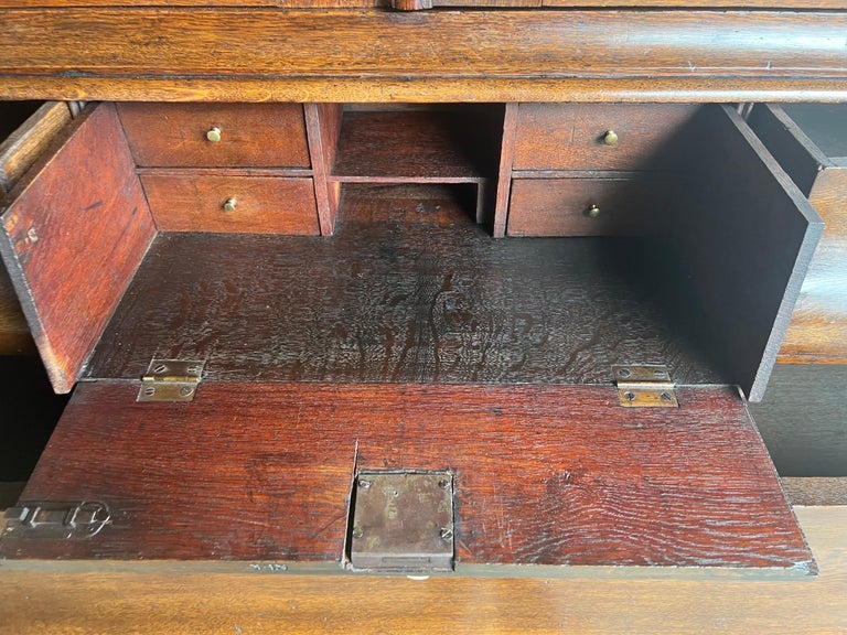 18th C. Mahogany Dutch Cabinet