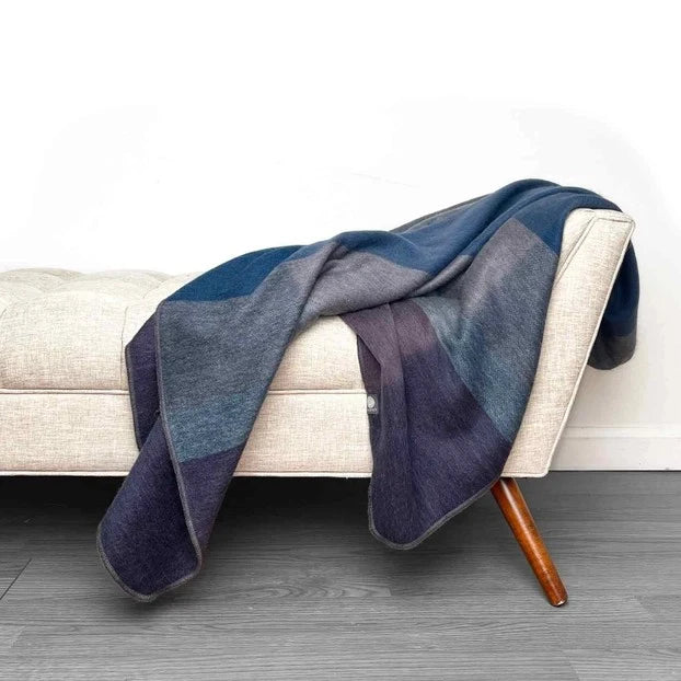 Alpaca Throw Blanket in Plum