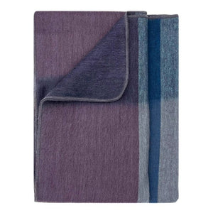 Alpaca Throw Blanket in Plum