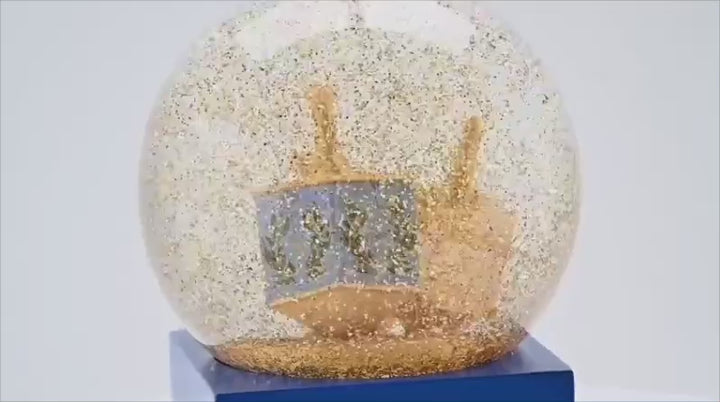 Dancing Dreidels Snow Globe