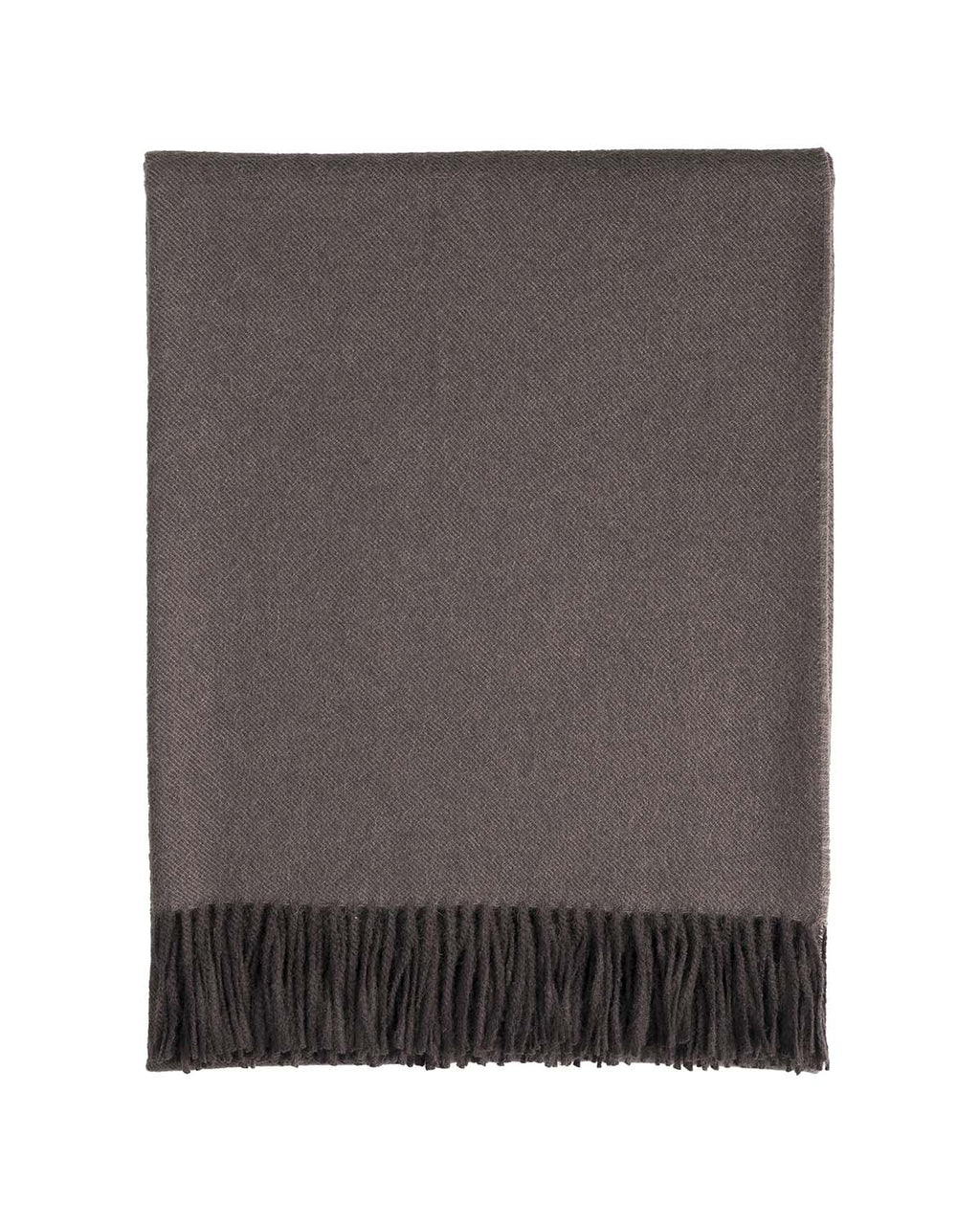 100% Baby Alpaca Throw Blanket - Truffle