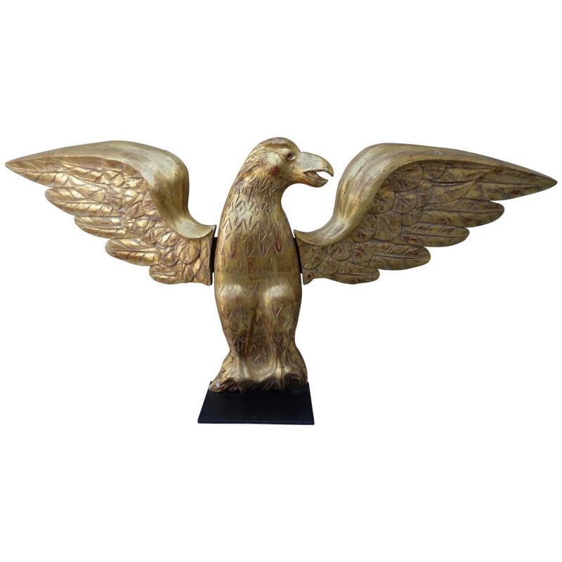 19th Century American Giltwood Eagle