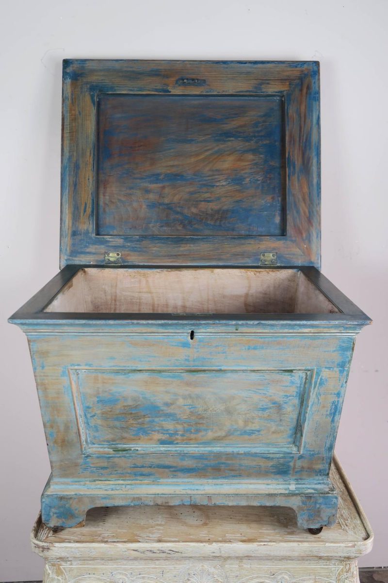 19th Century English Painted Wine Cooler