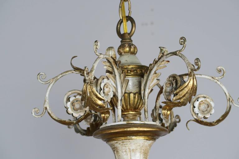 Italian Twelve-Light Rococo Style Cherub Chandelier