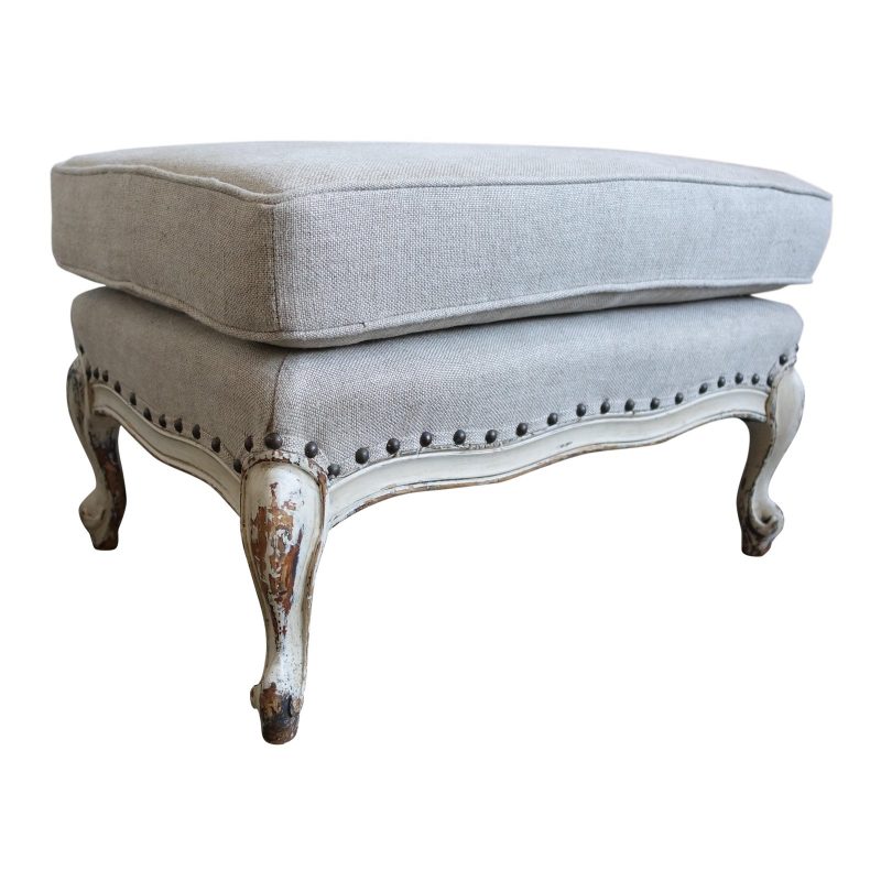 French Louis XV Style Painted Ottoman Price- $695 Was- $895