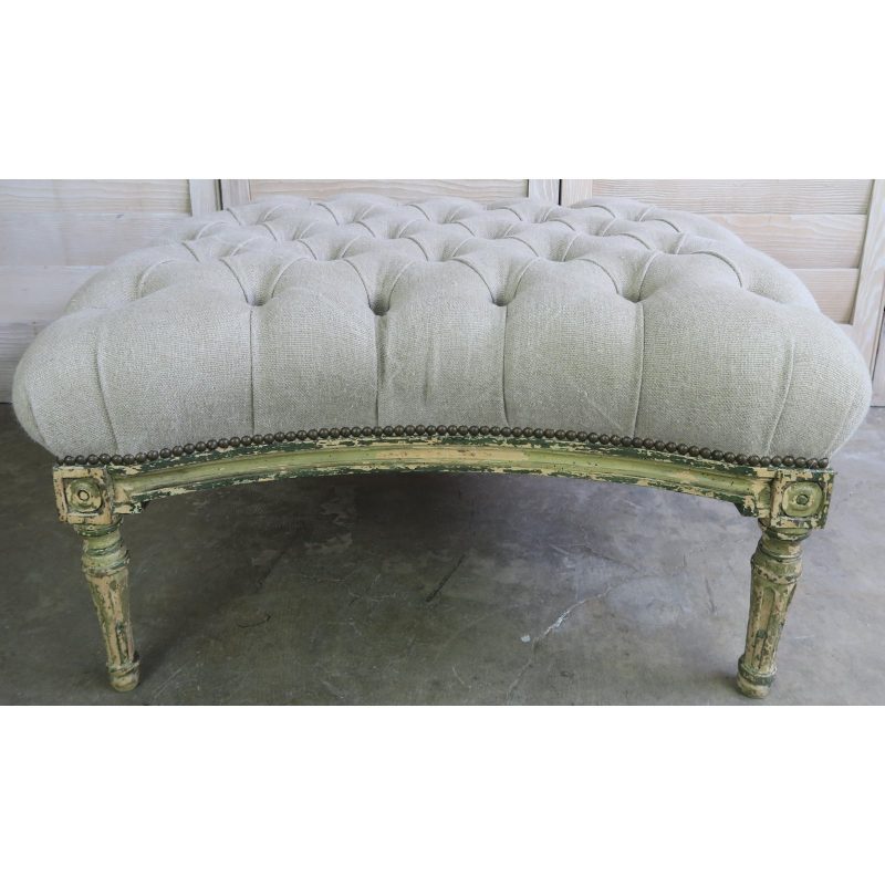 french-painted-tufted-bench-7516