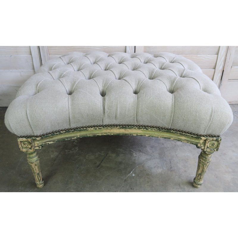 french-painted-tufted-bench-8728