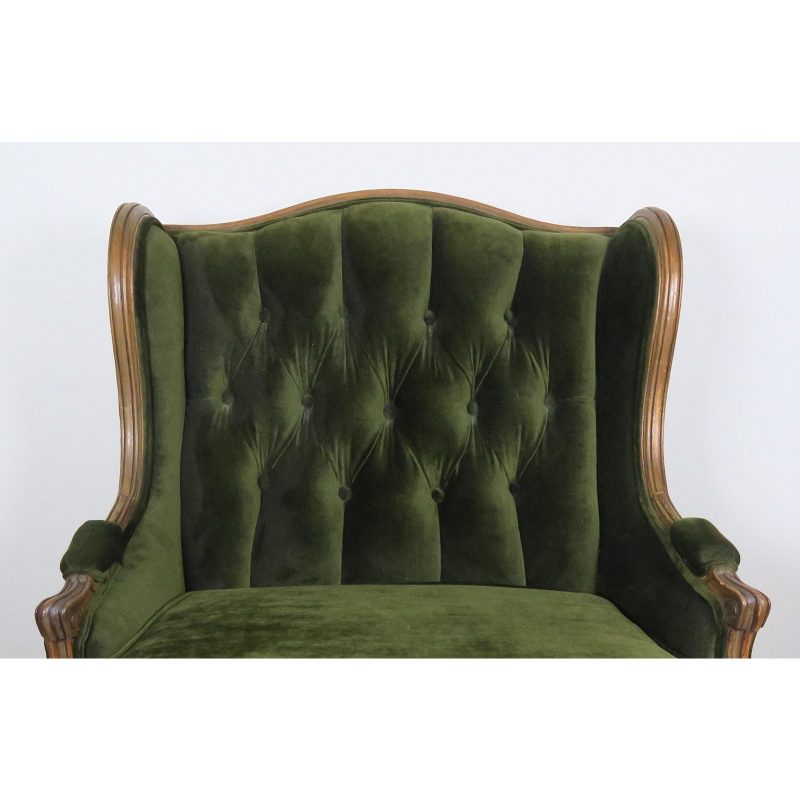louis-xv-style-tufted-green-velvet-bergere-c-1940s-0341
