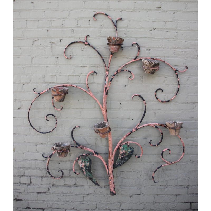 painted-wall-planter-w-french-terra-cotta-pots-2527